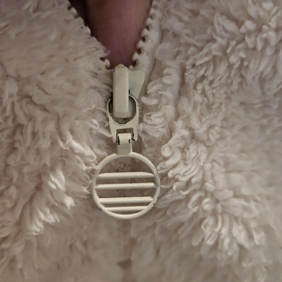 Marine Layer x Lost & Found vanilla white sherpa jacket X-Small - Picture 3 of 7